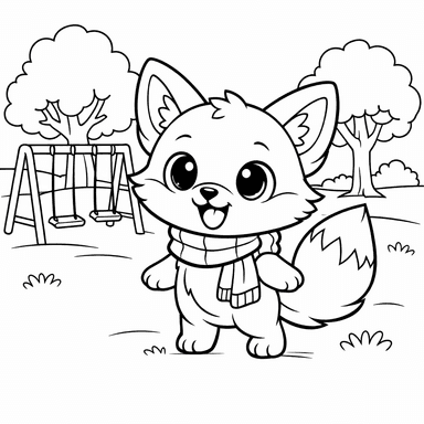 Fox at the park