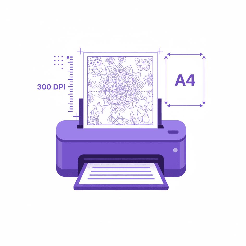Print-ready output meeting Amazon KDP requirements