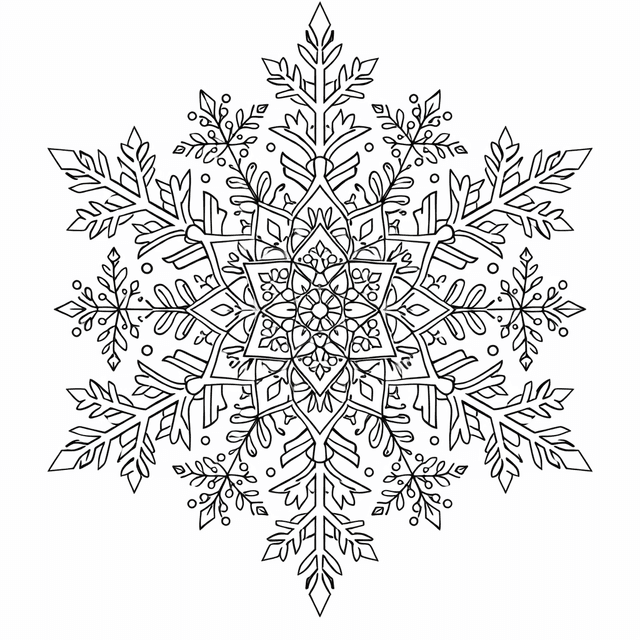 Christmas Coloring Pages example 3
