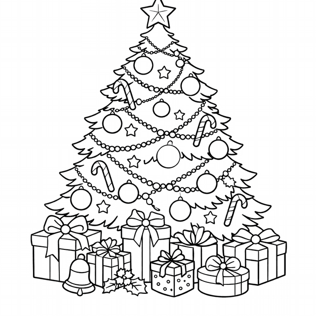 Christmas Coloring Pages example 2