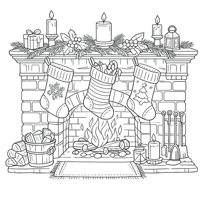 Christmas Coloring Pages #6
