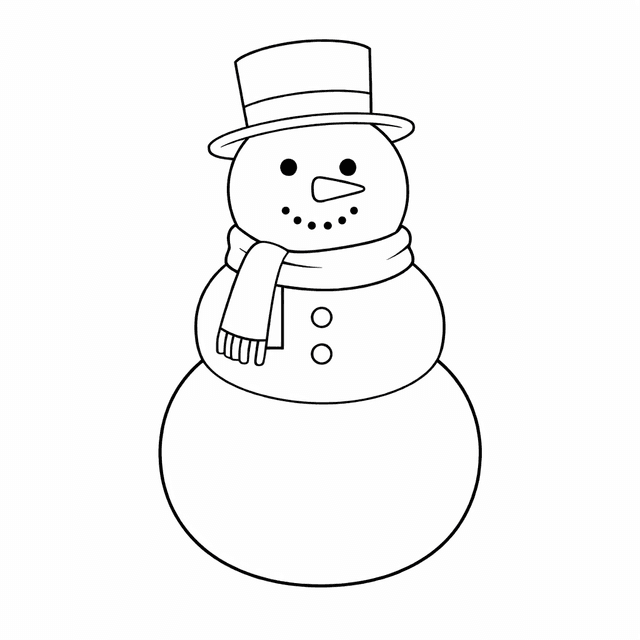 Christmas Coloring Pages example 4
