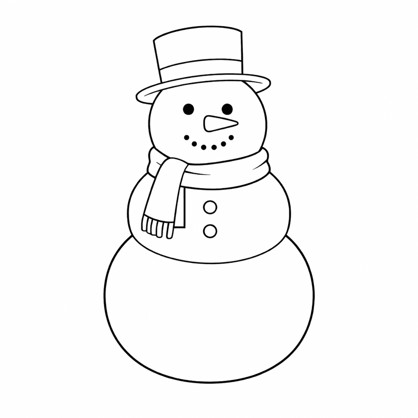 Christmas Coloring Pages #4