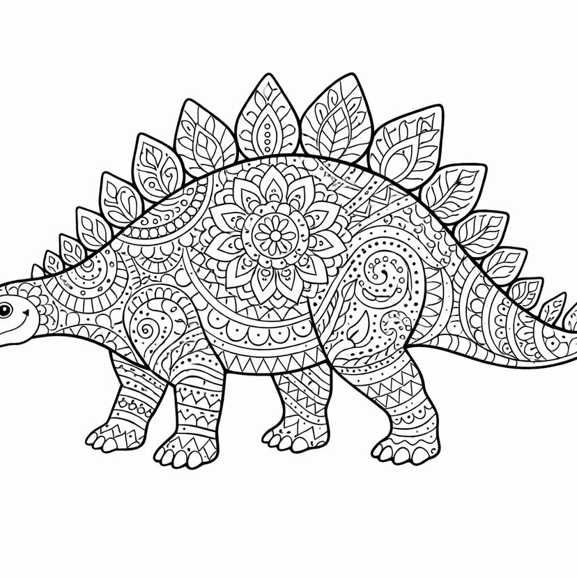 Dinosaur Coloring Pages #3