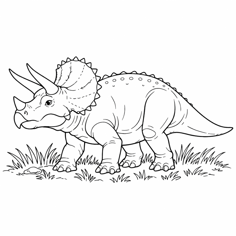 Dinosaur Coloring Pages #2