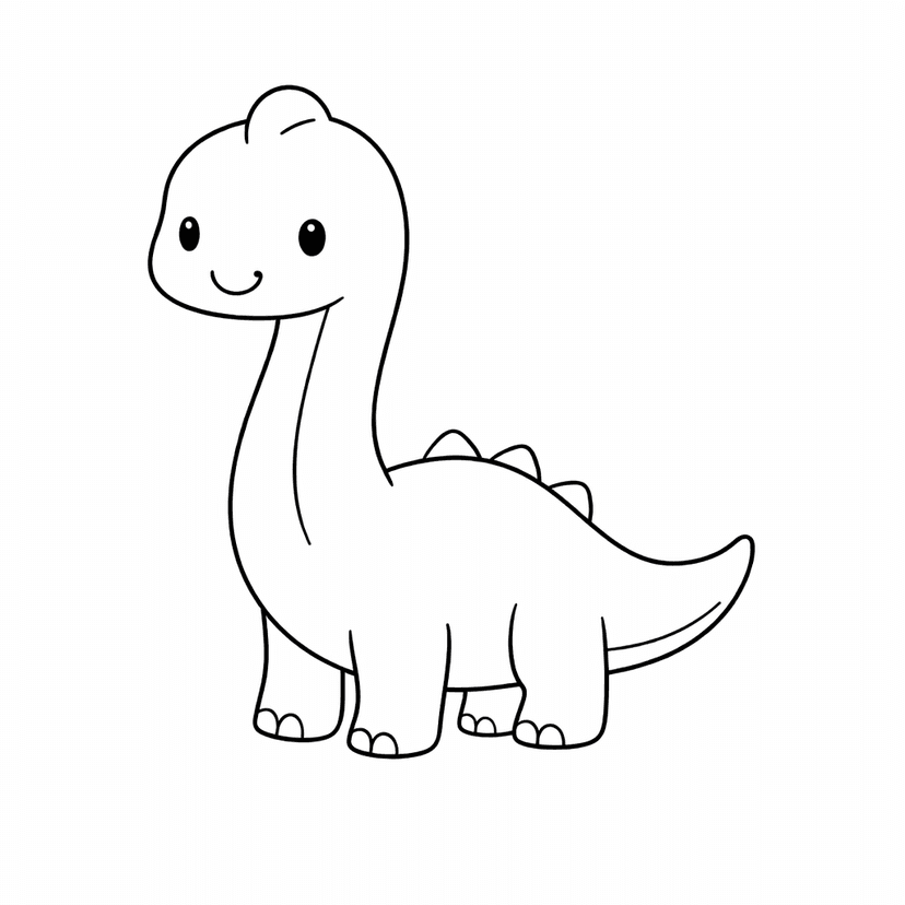 Dinosaur Coloring Pages #4