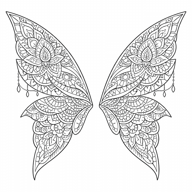 Fairy Coloring Pages example 3