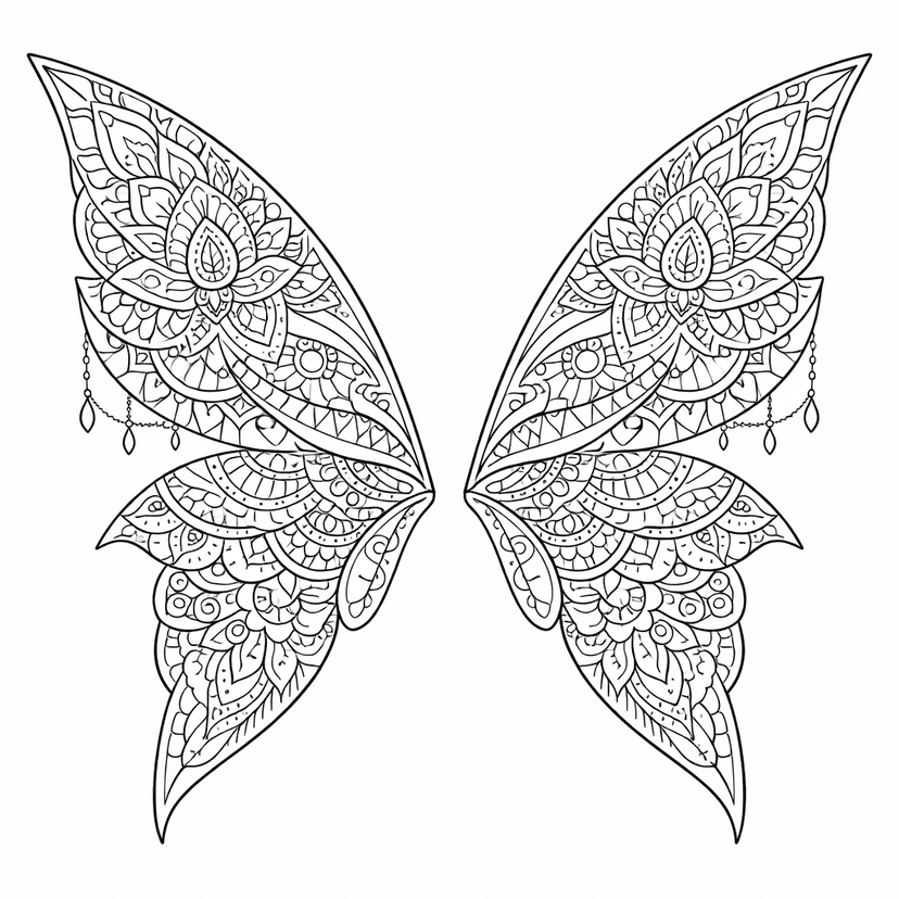 Fairy Coloring Pages #3