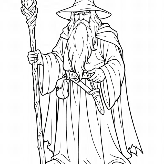 Fantasy Coloring Pages example 2