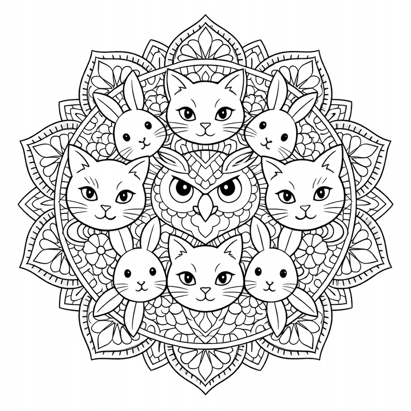Mandala Coloring Pages #5