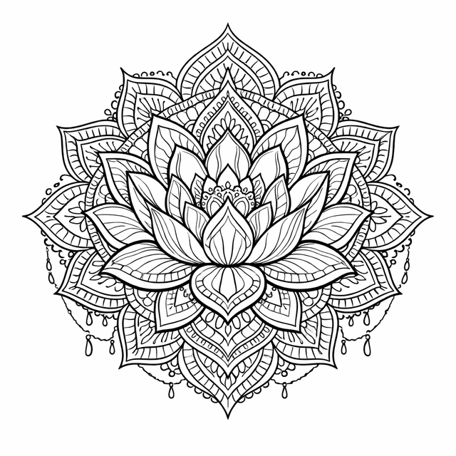 Mandala Coloring Pages example 2
