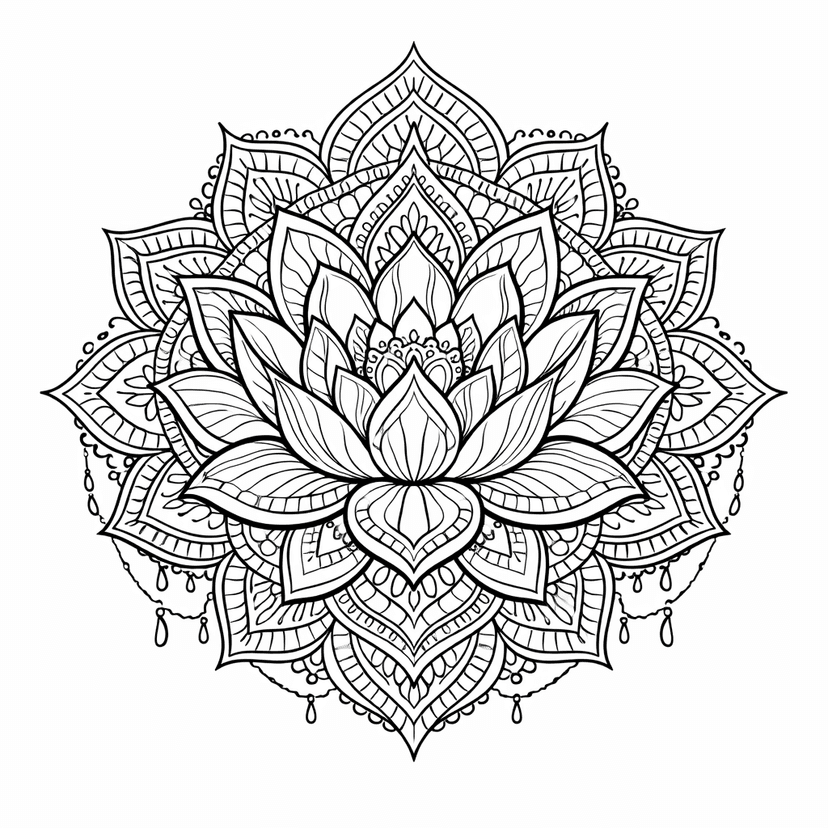 Mandala Coloring Pages #2