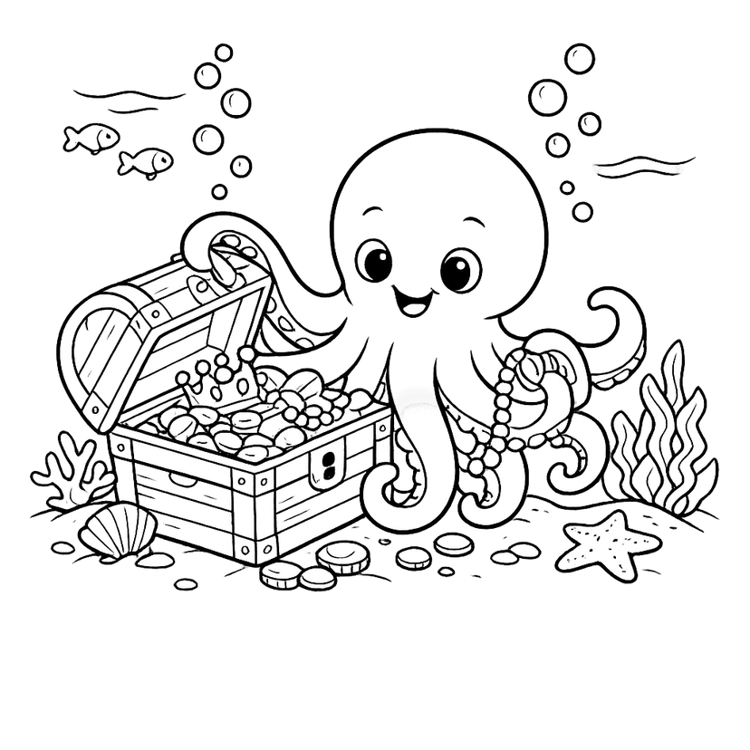 Ocean Coloring Pages #5