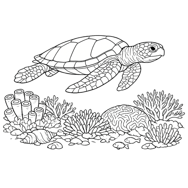 Ocean Coloring Pages example 2