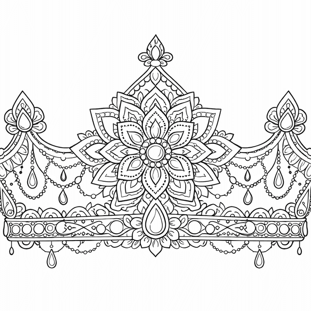 Princess Coloring Pages example 3