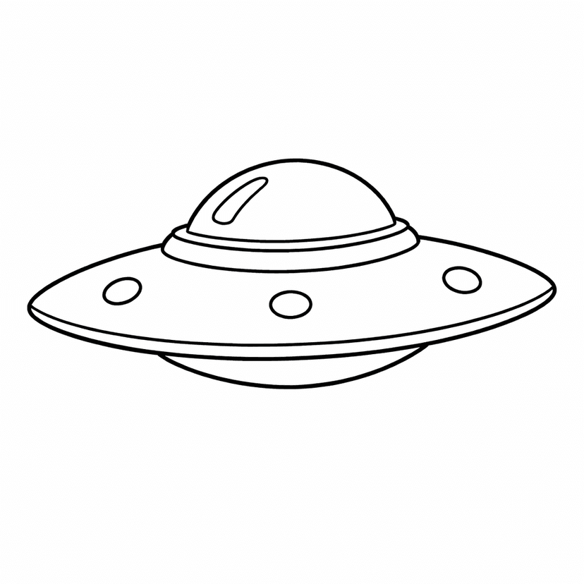 Space Coloring Pages #4