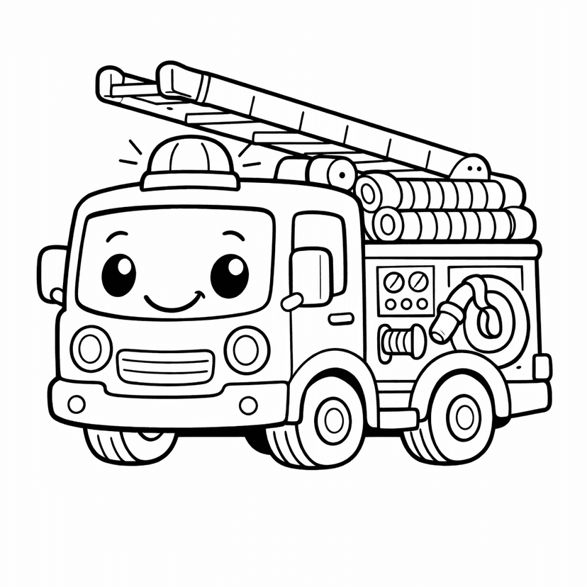 Vehicle Coloring Pages #1